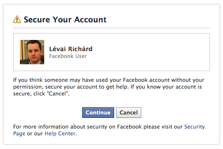 Ha gyanús dolgok történnek a Facebook fiókodba, kezdd itt.