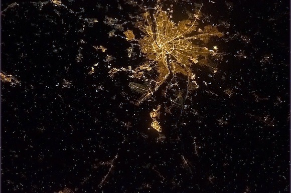 Budapest az űrből