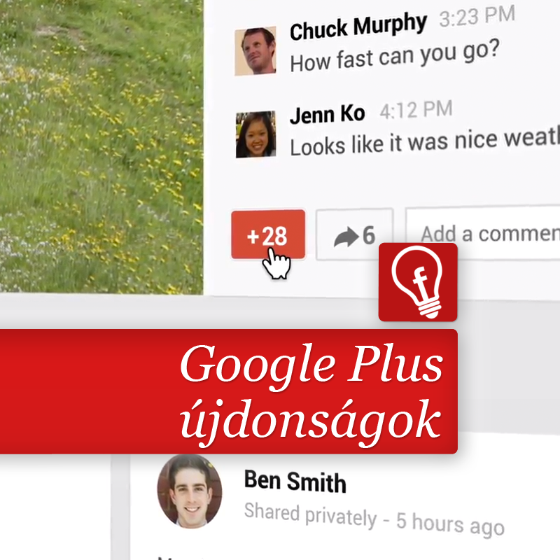 41 újdonság a Google Plusban
