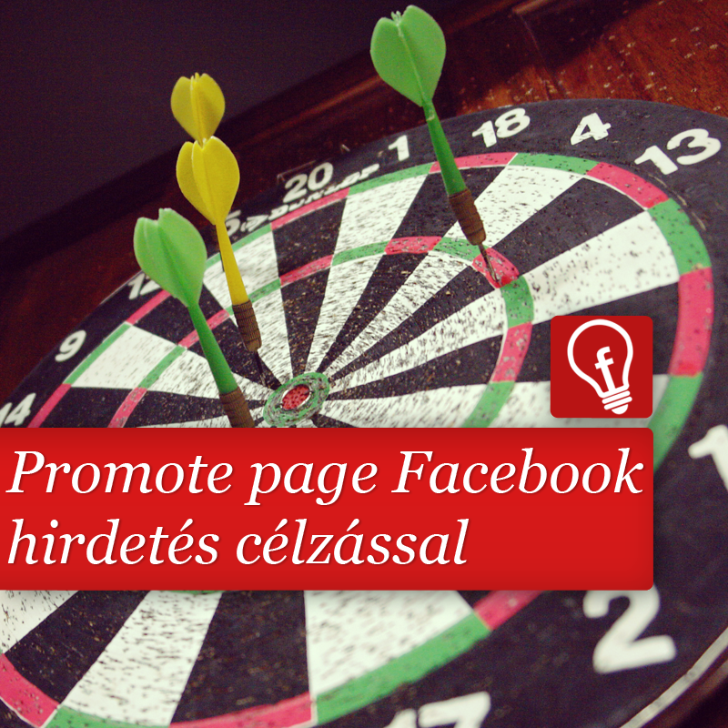 Oldal reklámozás (promote page) érdeklődés célzással