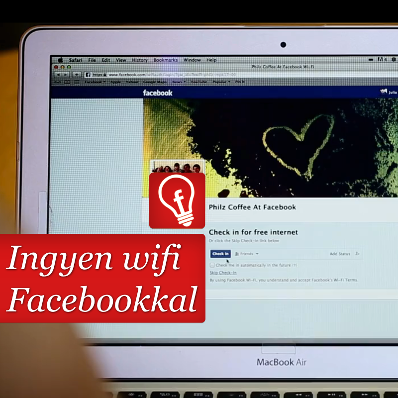 Ingyen wifi Facebookkal: egy kedves trójai faló
