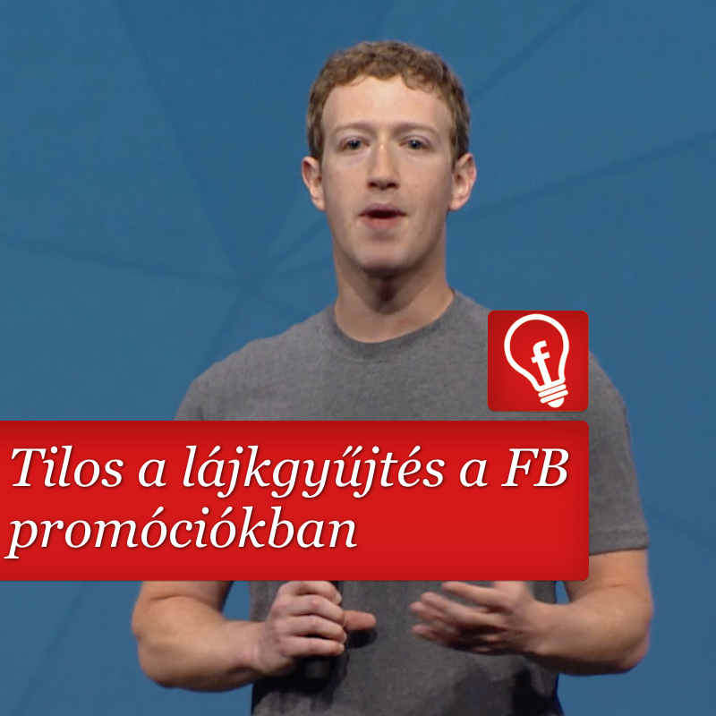 BRÉKING: nem lehet lájk a promóció feltétele