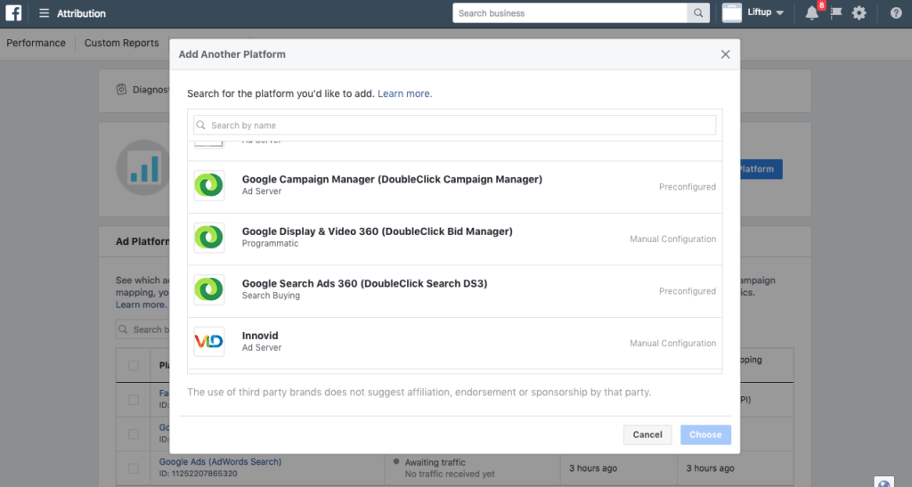 A Facebook Attribution-ban már nem csak a Facebookos adatainkat láthatjuk. Akár a Google Ads adatait is lehet importálni.
