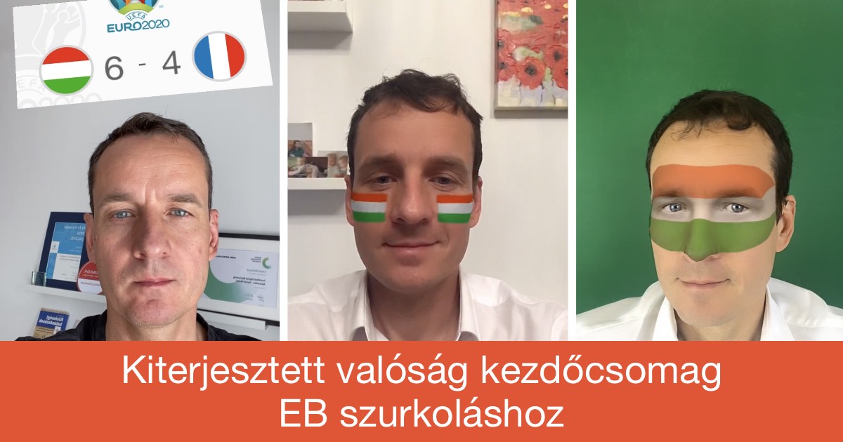 Kiterjesztett valóság kezdőcsomag EB szurkoláshoz