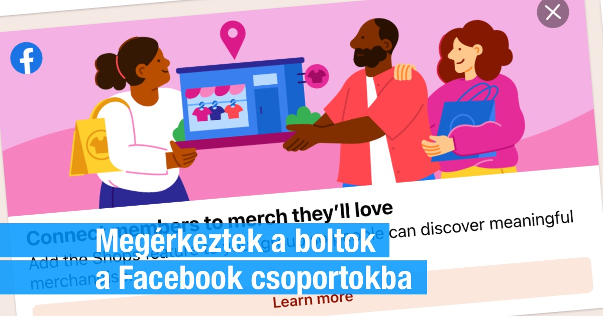 Megjelentek a boltok a Facebook csoportokban