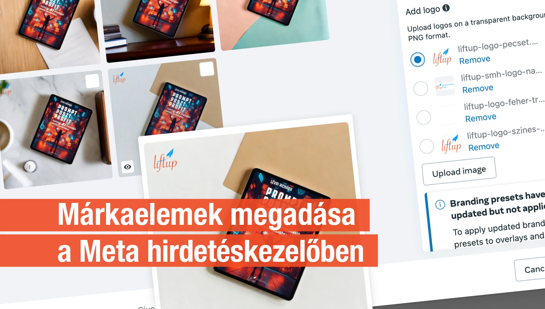 Márkaelemek megadása a Meta Hirdetéskezelőben